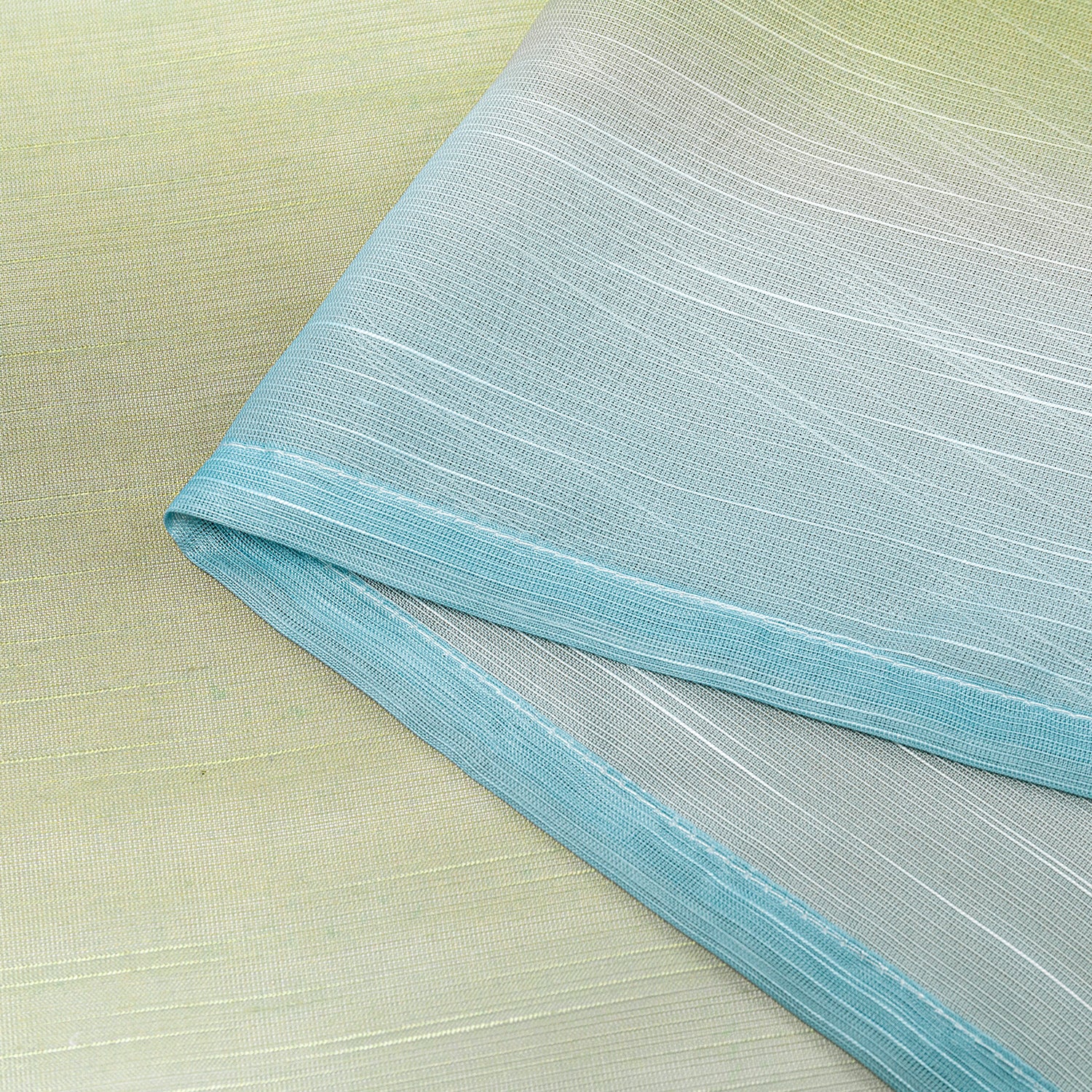 Ombre Sheer Curtain Panel - Grommet