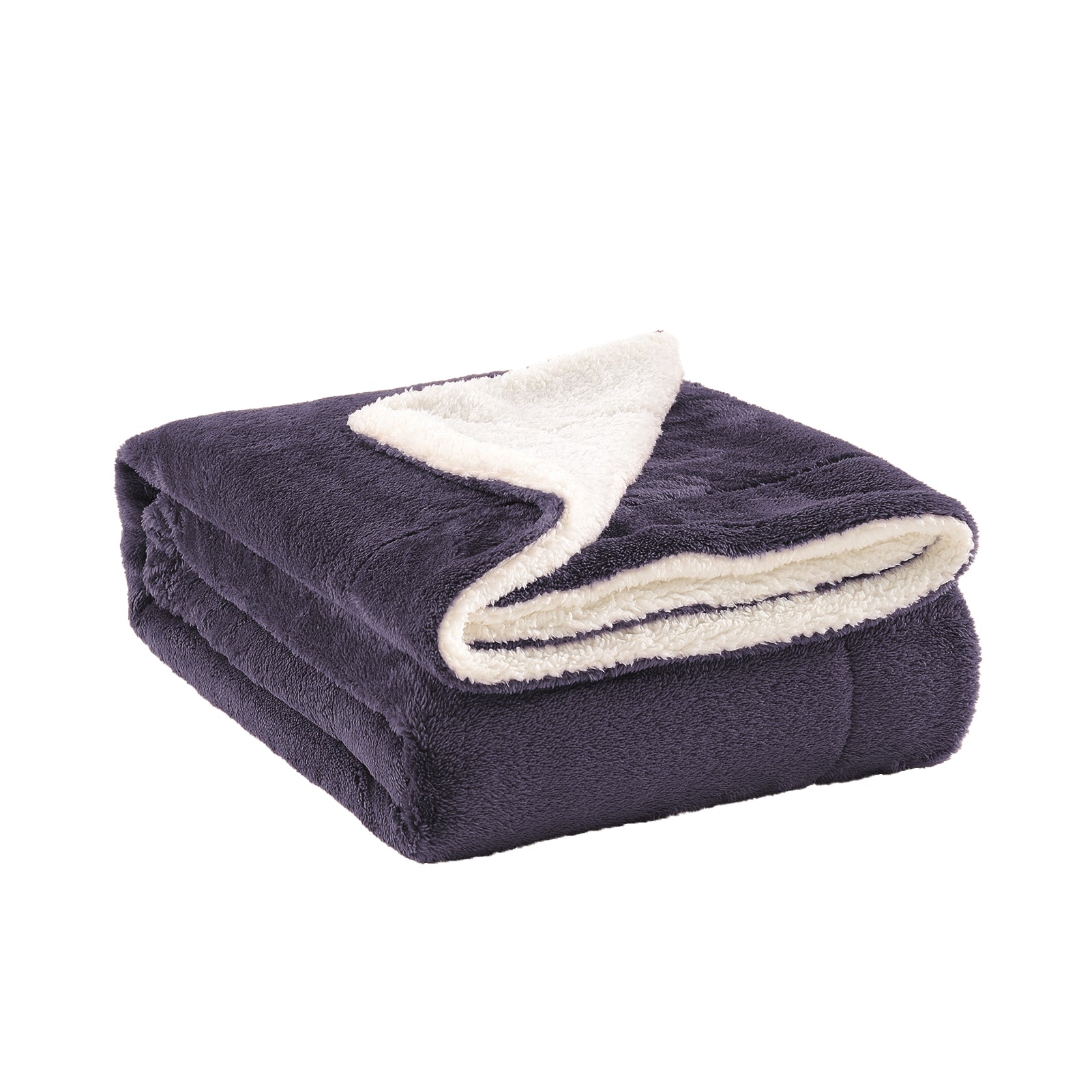 Polar Fleece Sherpa Throw Blanket